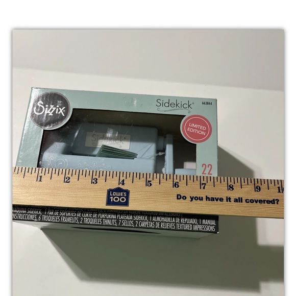 Sizzix Sidekick Starter Kit Light Blue 663844 - 22 Piece Starter Kit NEW. NIP - Picture 7 of 8